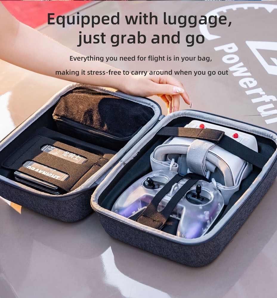 HGLRC RTF FPV Set Draknight 2inch 2S FPV Toothpick Drone C1 Remote Controller