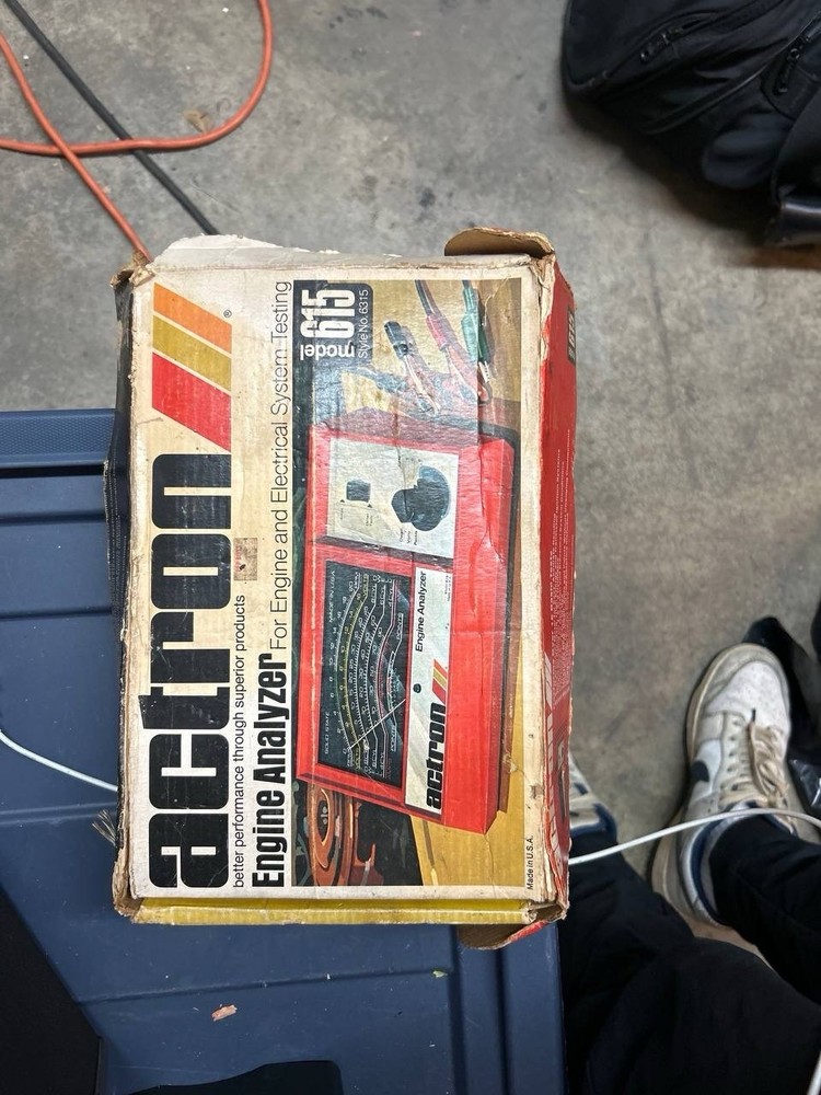Vintage Actron Engine Analyzer Model 615 | Made in USA | Untested