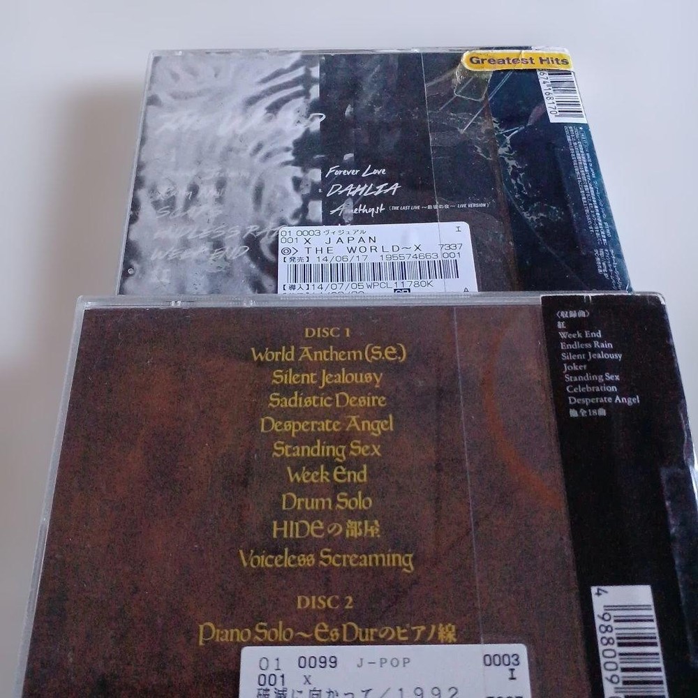 CD　X JAPAN　5 disc set