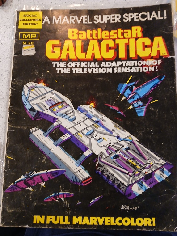 Battlestar Galactica Comic Collectors Edition Marvel Super Special Book