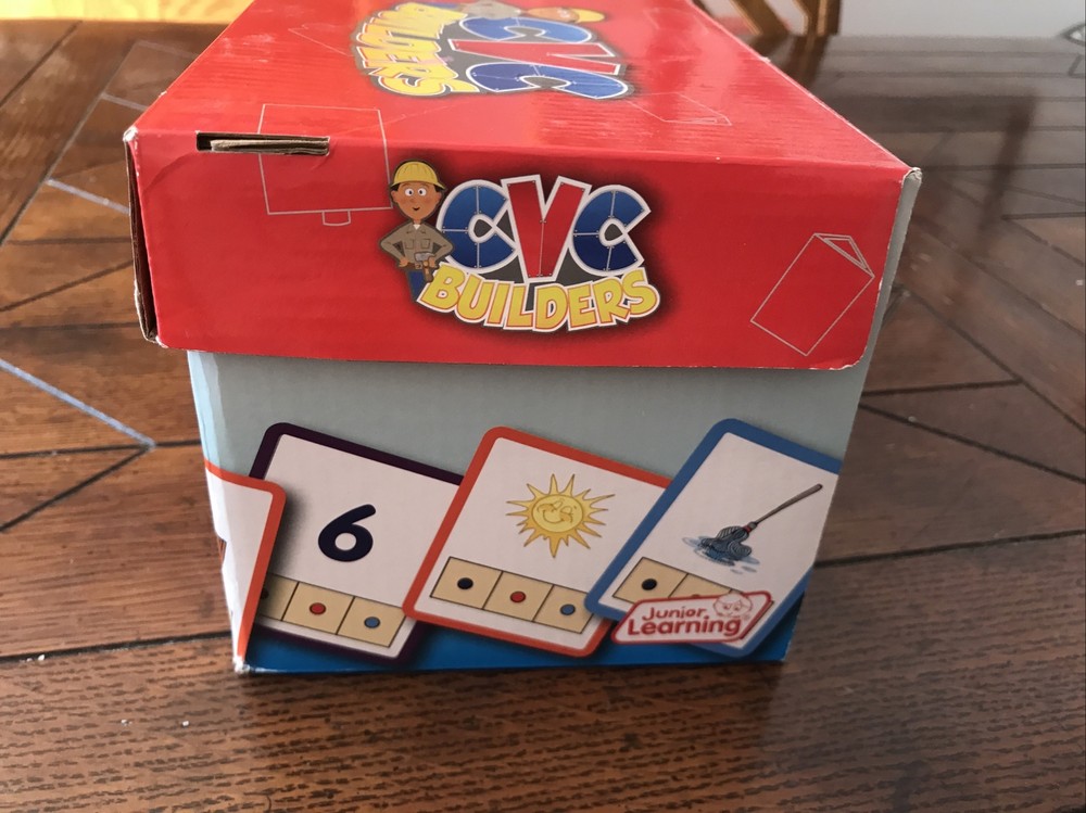 Junior Learning CVC Builders Activity Cards For Early Readers; Complete
