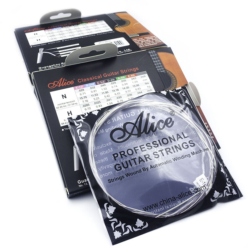 5 Sets Alice AC139-H Classical Guitar Strings Nylon Strings Hard Tension