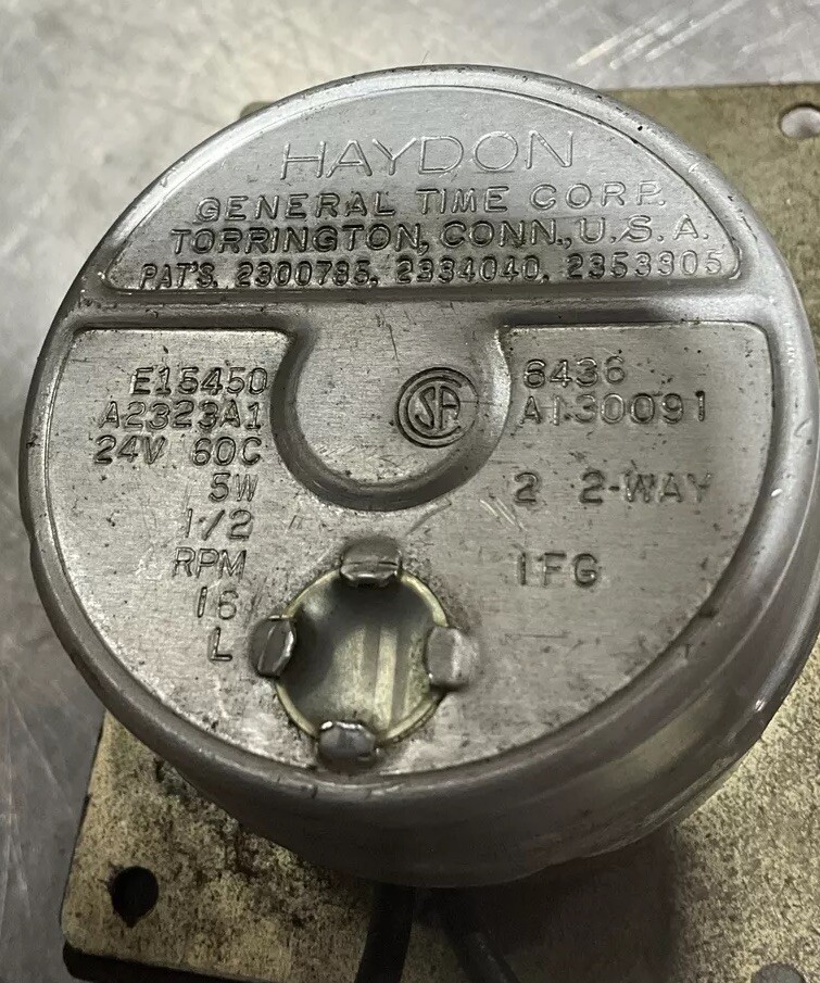 Haydon General Time Corp. E15450 Timer Assembly Used Surplus