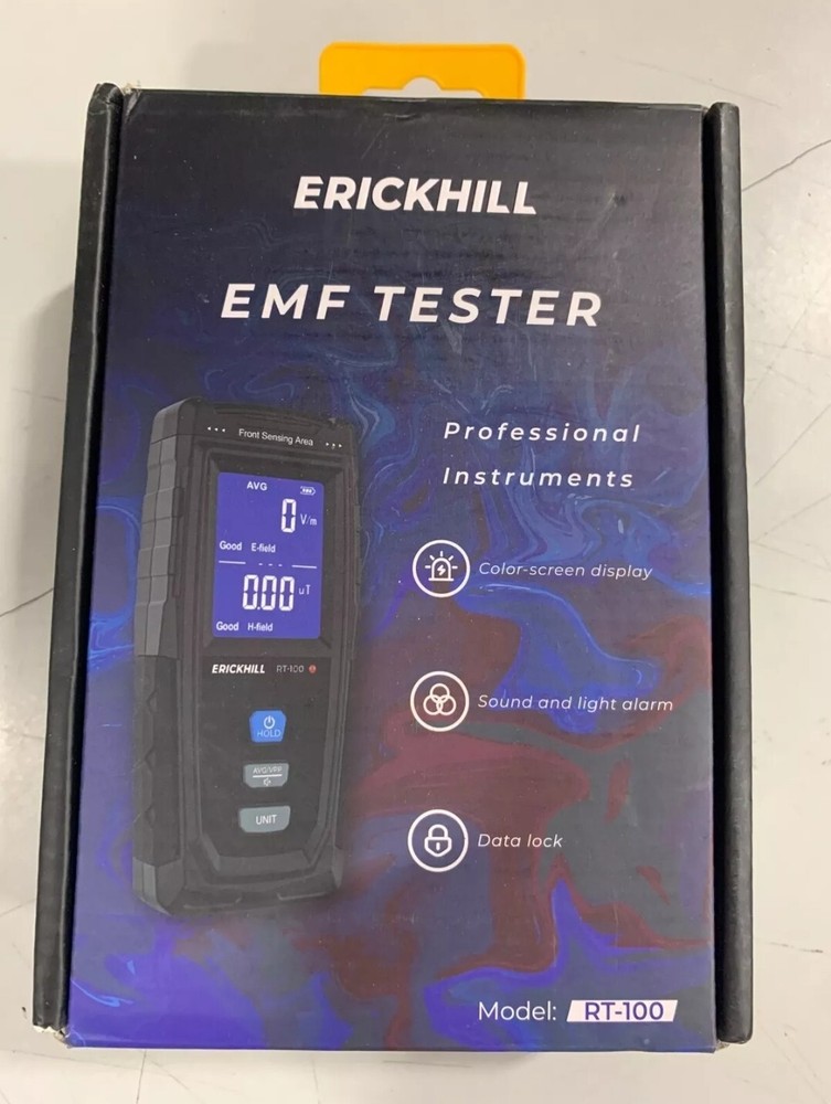 Erickhill EMF Tester Electromagnetic Radiation Tester RT-100