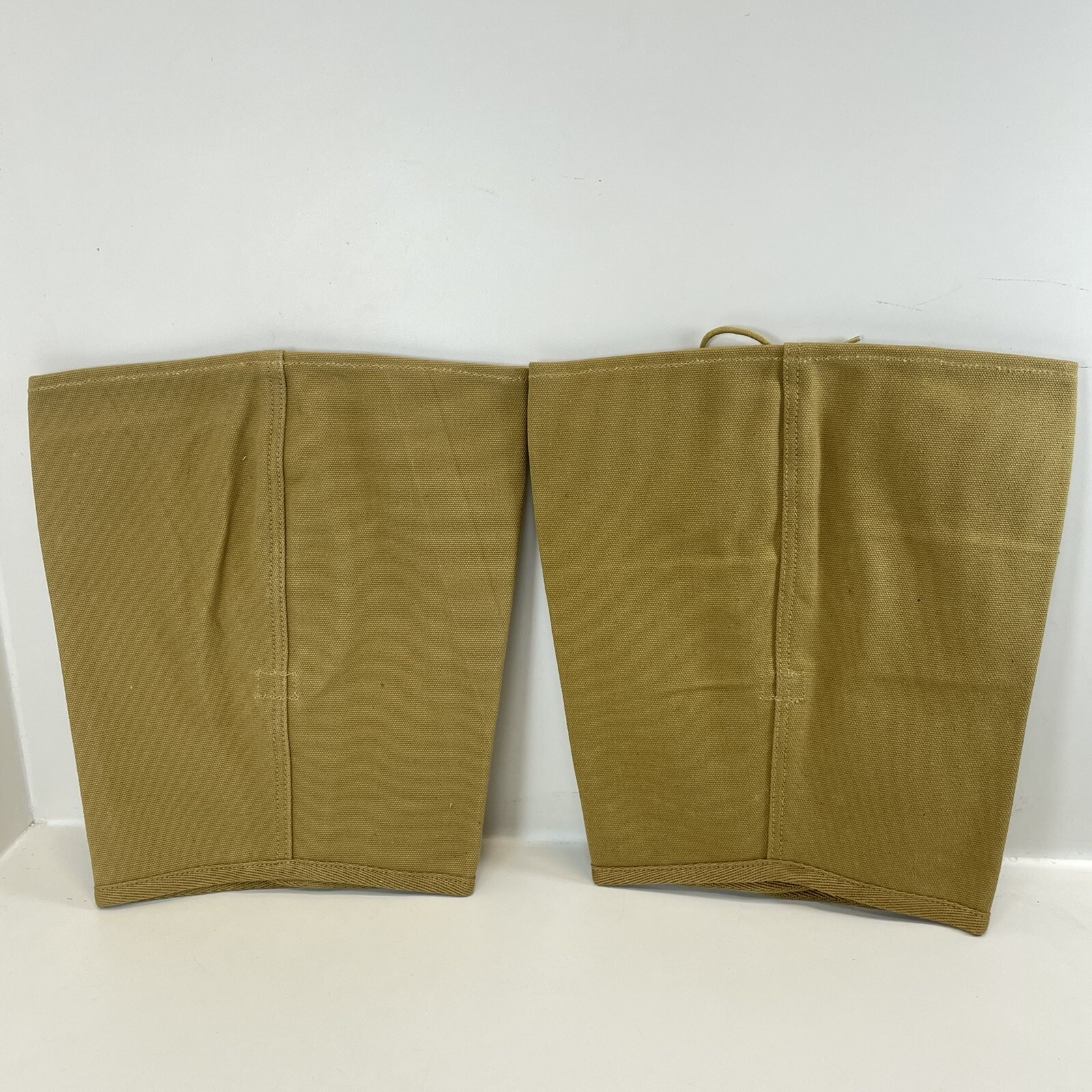 US Army WWI M1910 Khaki Reproduction Canvas Leggings 18" Size 4 New