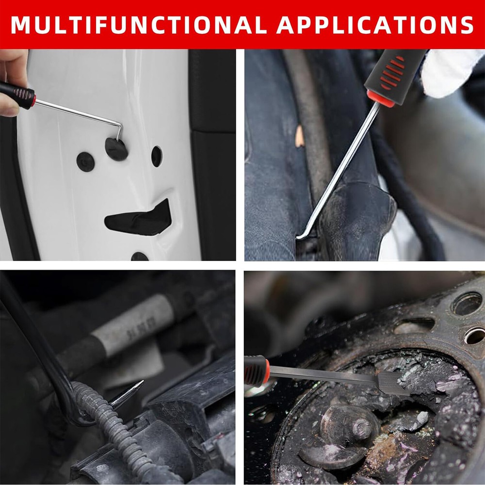 11pcs Pick And Hook Set With Scraper Magnetic Telescoping Hand Tool Kit