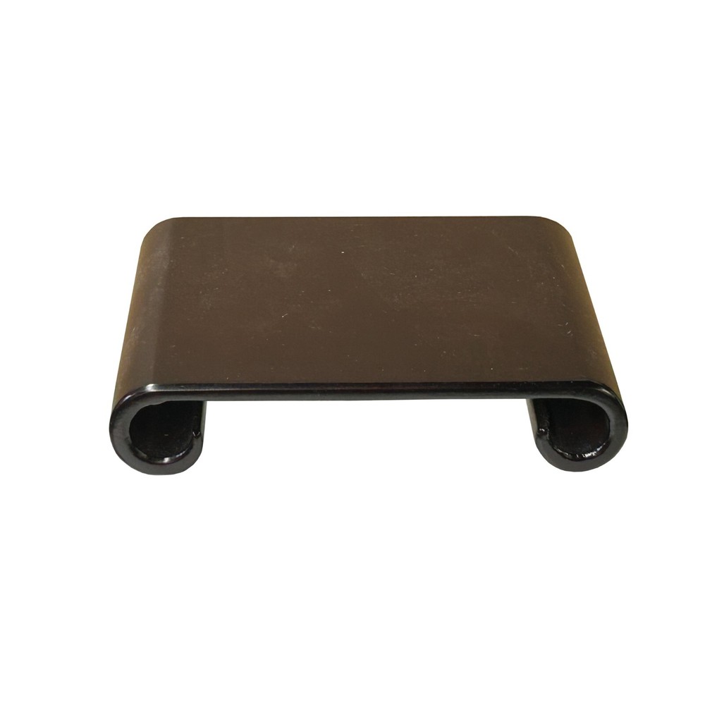 6.5" Brown Wood Scroll Legs Rectangular Display Stand Riser Easel st1203