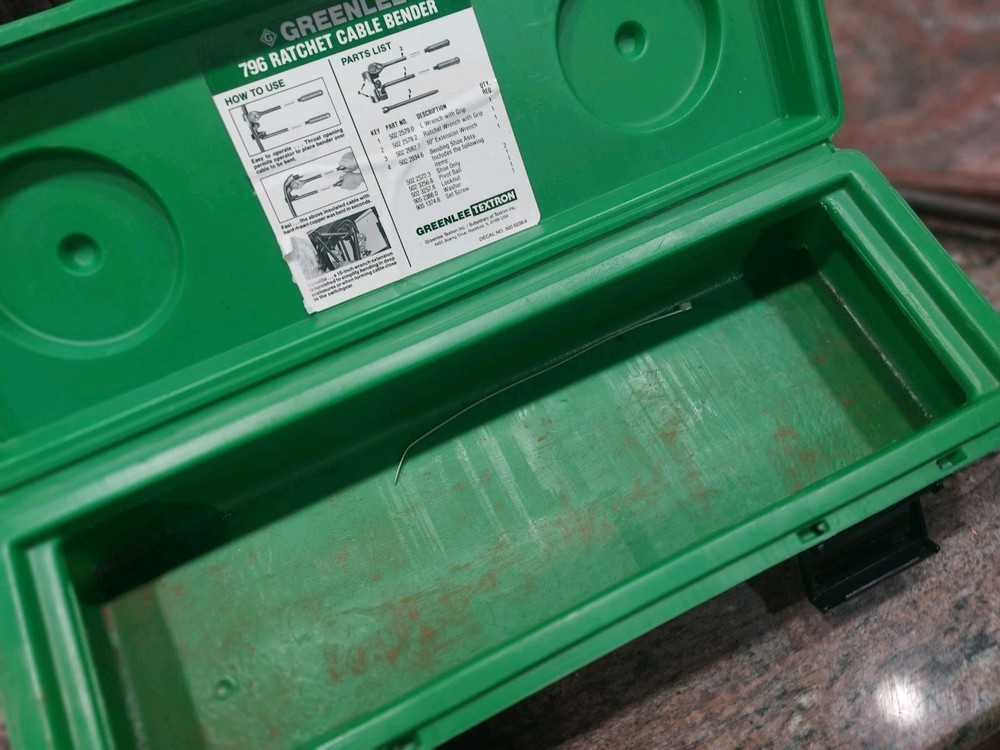 Greenlee 796 Ratchet Cable Bender