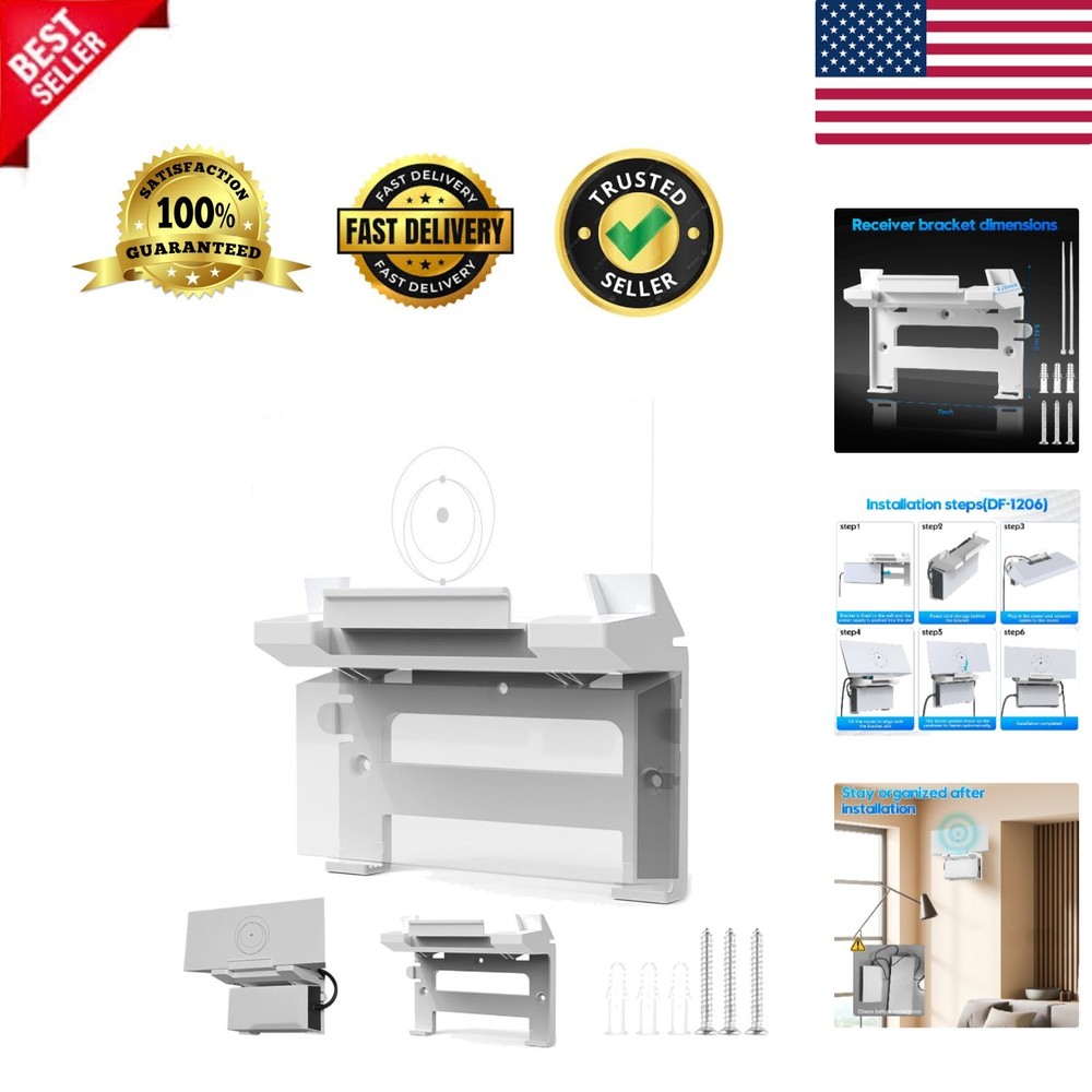 Space-Saving Starlink Gen 3 Wall Bracket - Easy Installation & Durability