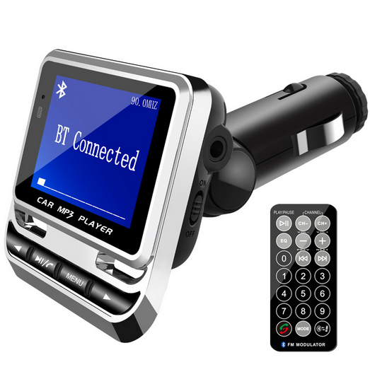 LCD Display Car Bluetooth FM Transmitter MP3 Player AUX Hands-free Accessories