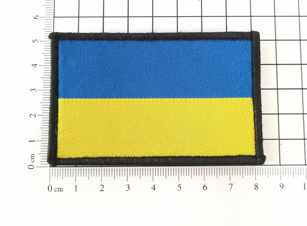 UKRAINE Flag Patch Badge TRF (Hook and Loop Backed)