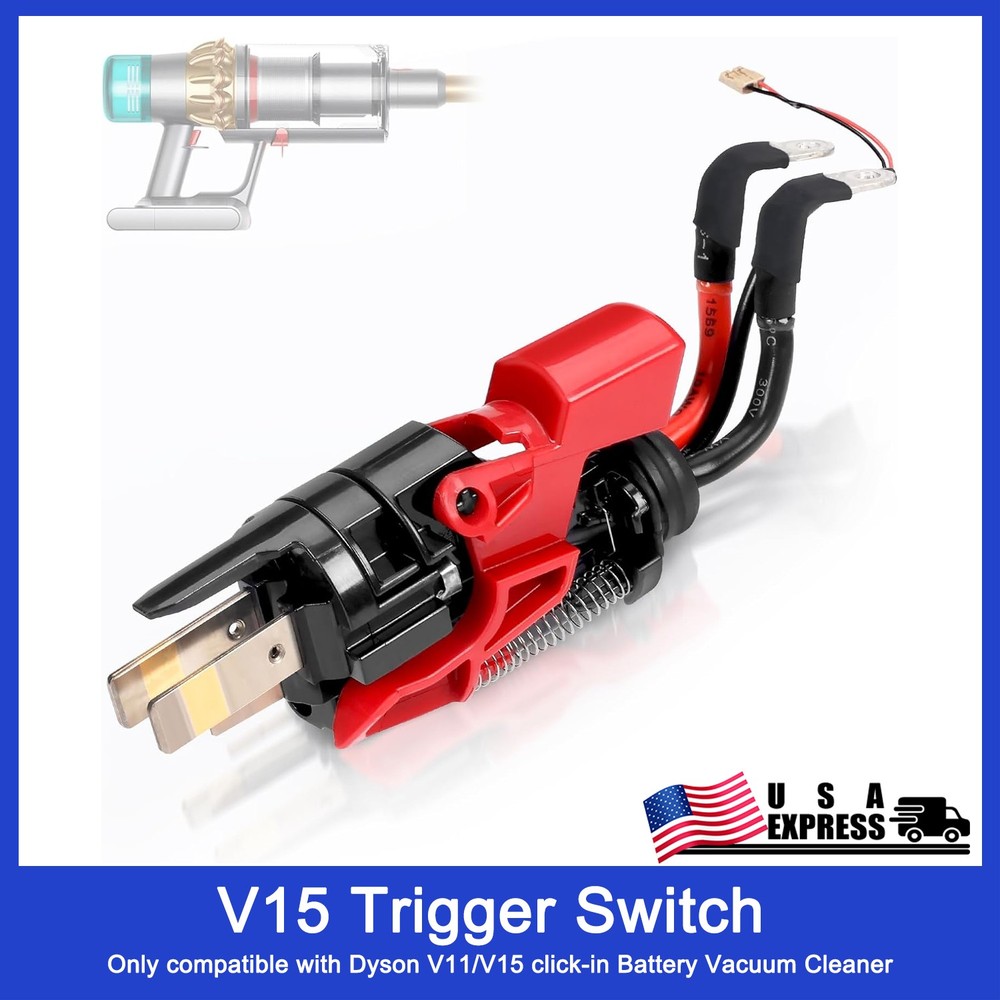 Trigger Switch Assembly for Dyson V15 V11 Click-in Version Vacuum Cleaner