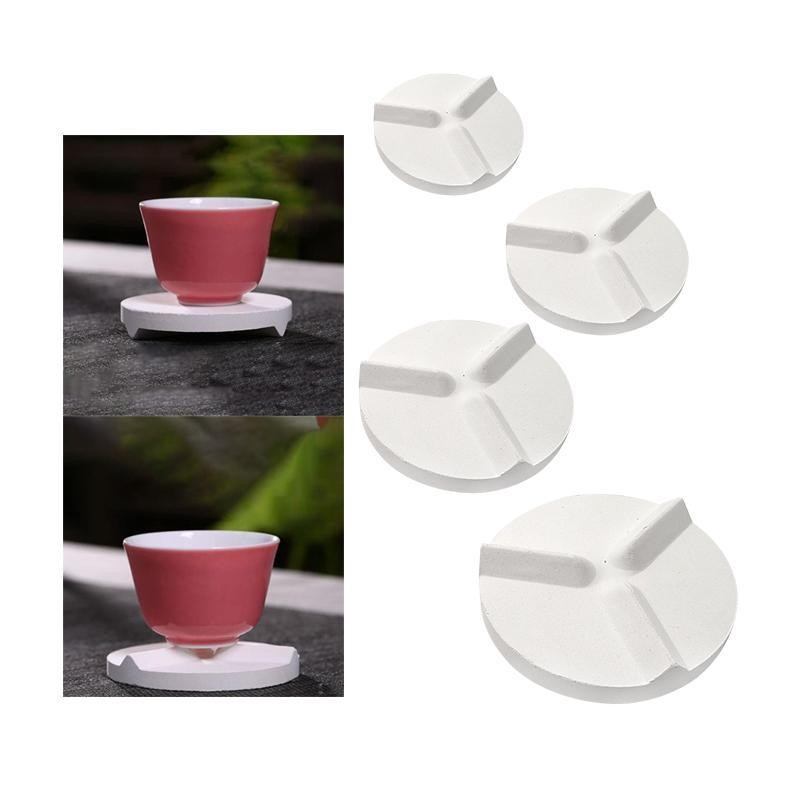 Pottery Mat Ceramic Support Pad Plate High Temperature Resistant Moveable