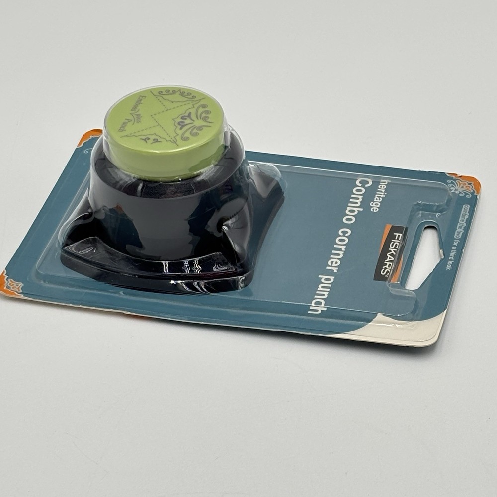 Fiskars Corner Combo Emboss & Punch - Heritage - 2387 - NEW