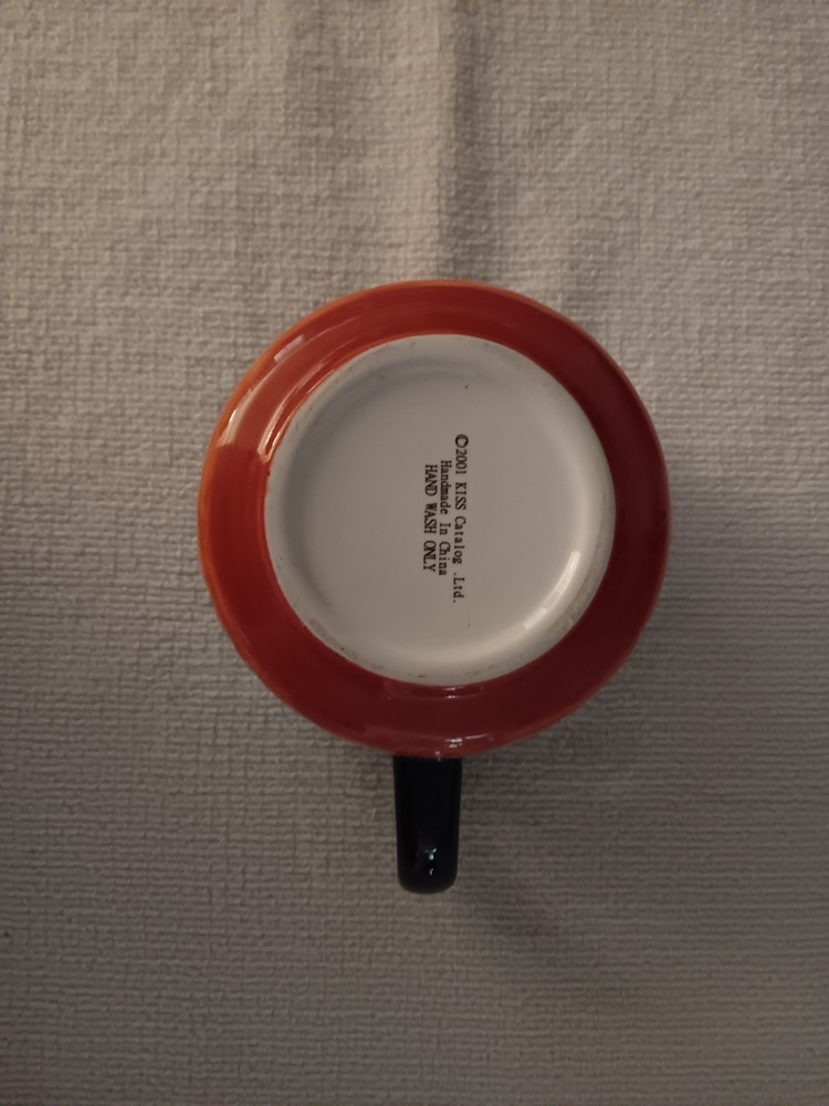 Kiss-Kiss Ceramic Oversize Mug*NO BOX-SEE DESCRIPTION*