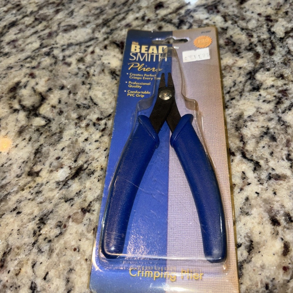 Bead Smith Bead Crimping Pliers Pro Quality  #PLCRIMP PVC Grip