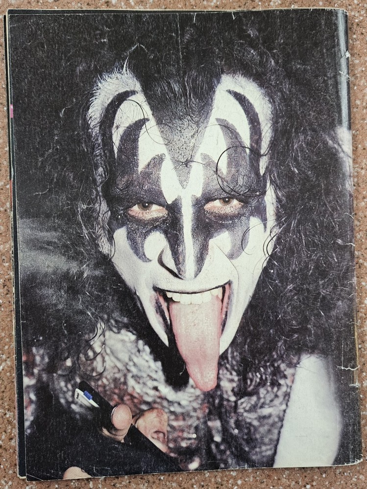 KISS TEEN MACHINE KISS STRIKES BACK MAGAZINE 1981 SIMMONS, FREHLEY, STANLEY
