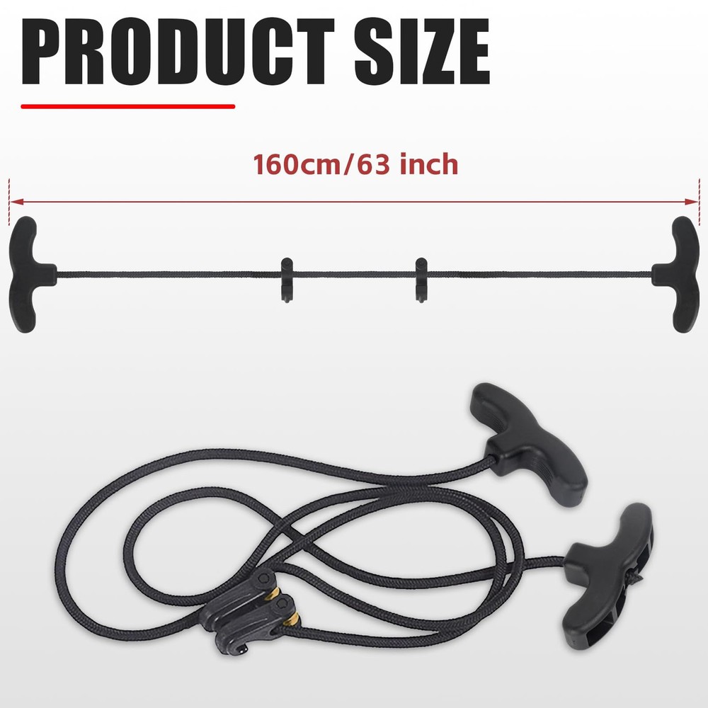 Archerest Crossbow Pull Cord, Cocking Rope Device Double Handle...