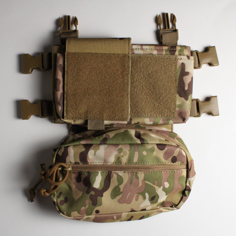 Tactical Chest Rig w/ H Harness, Wing Pouches, Inserts – Full Setup