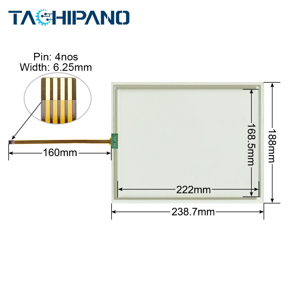 Touch Screen for Kinco MT4513T MT4513TE Touch Panel Glass