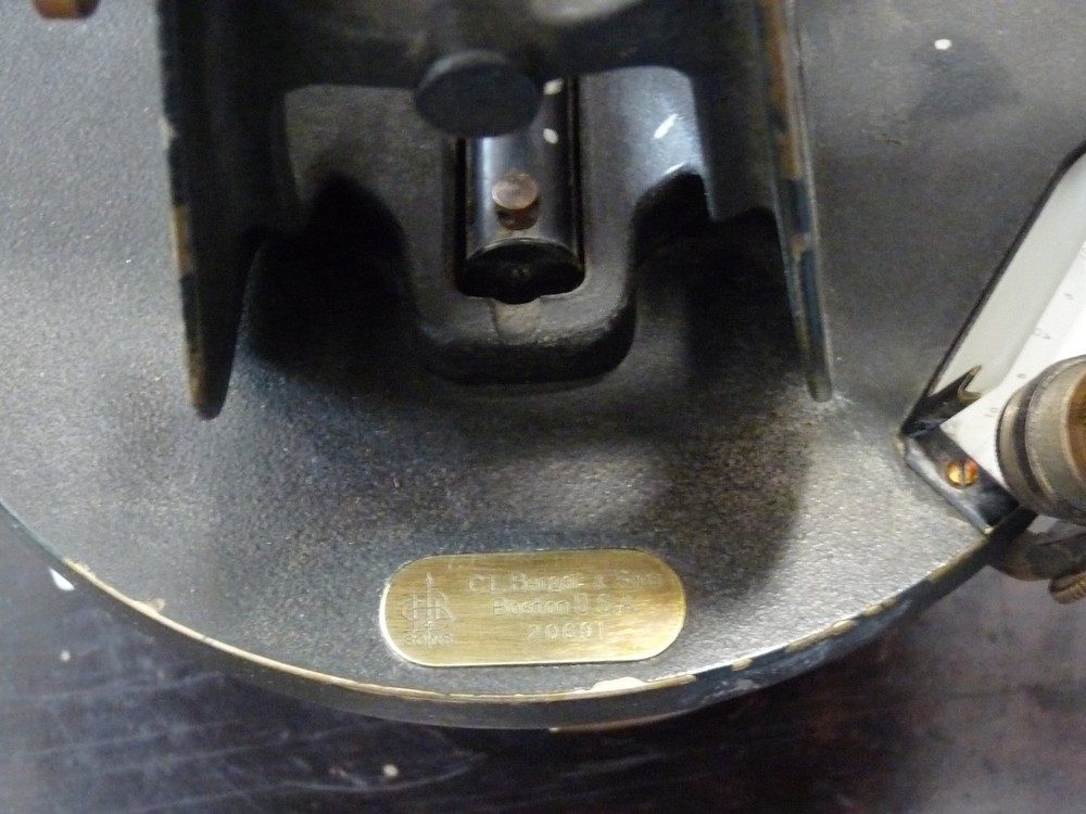 BERGER TRANSIT WITH COMPASS AND CASE 124