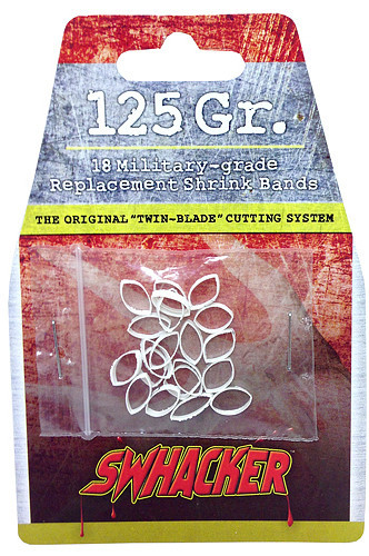 Swhacker 125 Grain Replacement Bands 18 Pack