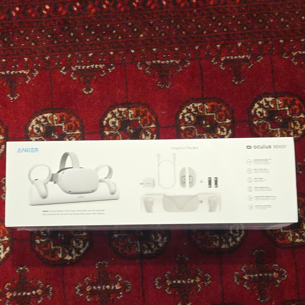 Anker All-in-One Charging Dock White for Oculus Quest 2 Headset Controller