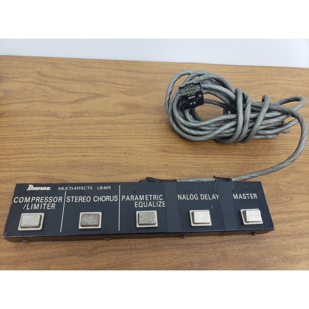Ibanez UE405 Multi Effects Guitar Rack Mount Compressor Chorus Delay plus Extras