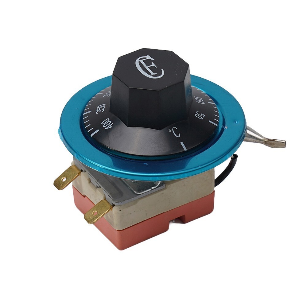 Electric Oven Thermostat Adjustable Temperature Controller Switch 50~400, 2-Pin