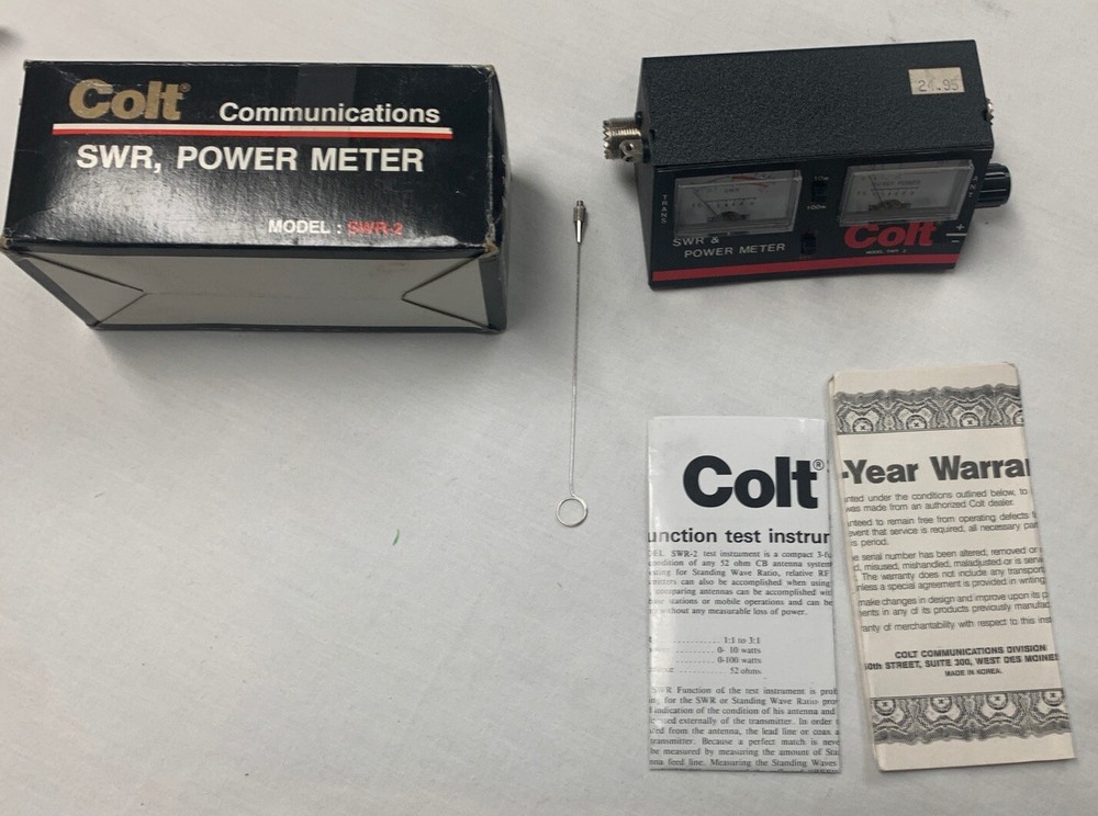 COLT Power Meter Model SWR-2 NEW IN BOX
