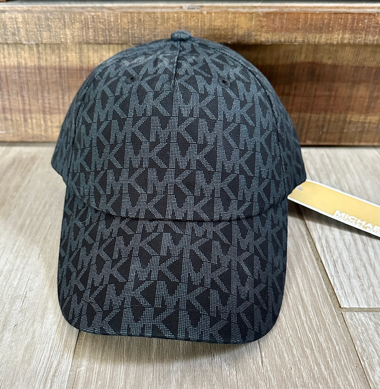 NEW ~ Michael Kors Logo Adjustable Women's Cap Hat in Black, #538801C, NWT