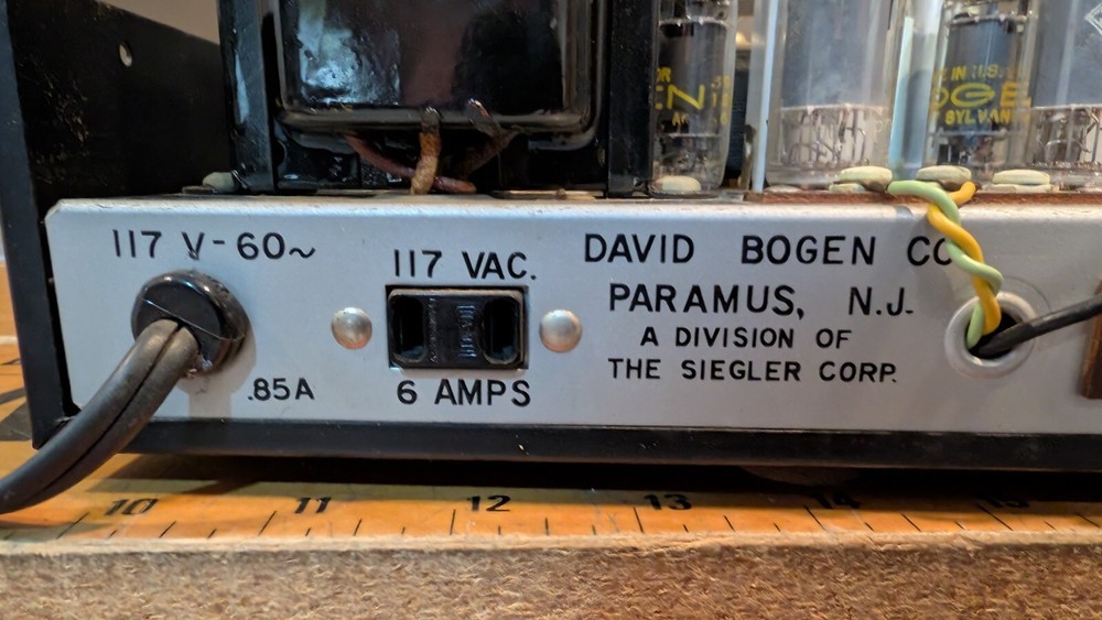 Bogen RB115 Tube Receiver tested and working