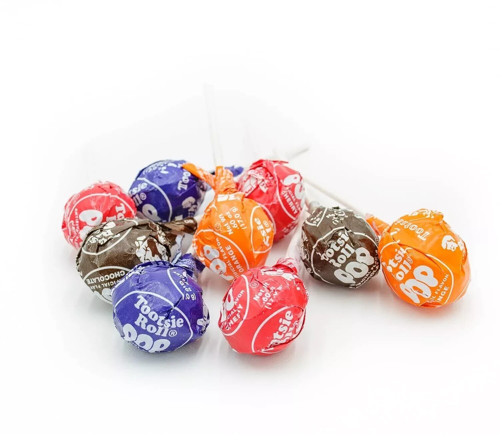 TOOTSIE ROLL Original Pops, Assorted Chewy Lollipops, Bulk Hard Candy (2 Pounds)