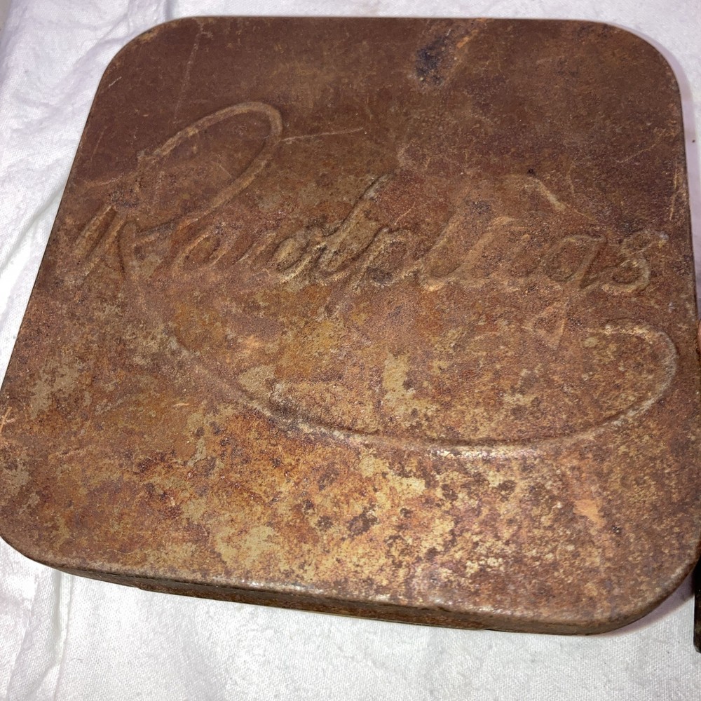 Vintage original Rawlplug tin and contents - 16 tools