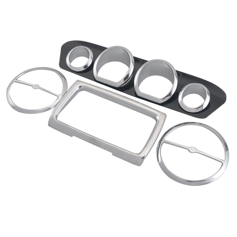 Inner Fairing Trim Gauge Radio Bezel For Harley Touring Electra Street Tri Glide