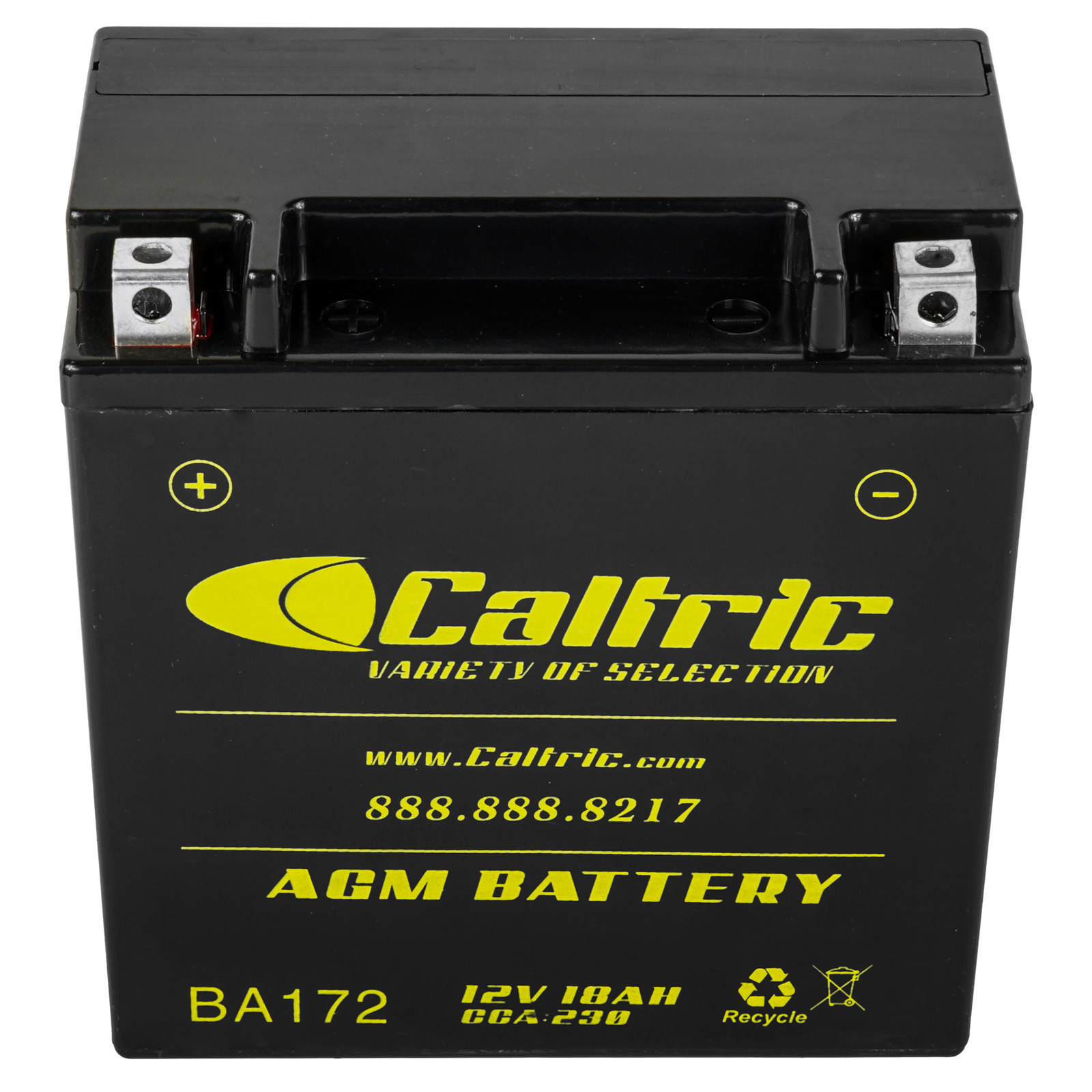 Caltric AGM Battery for Polaris 4012638 4013045 AGM Battery 12Volt 18 Ah