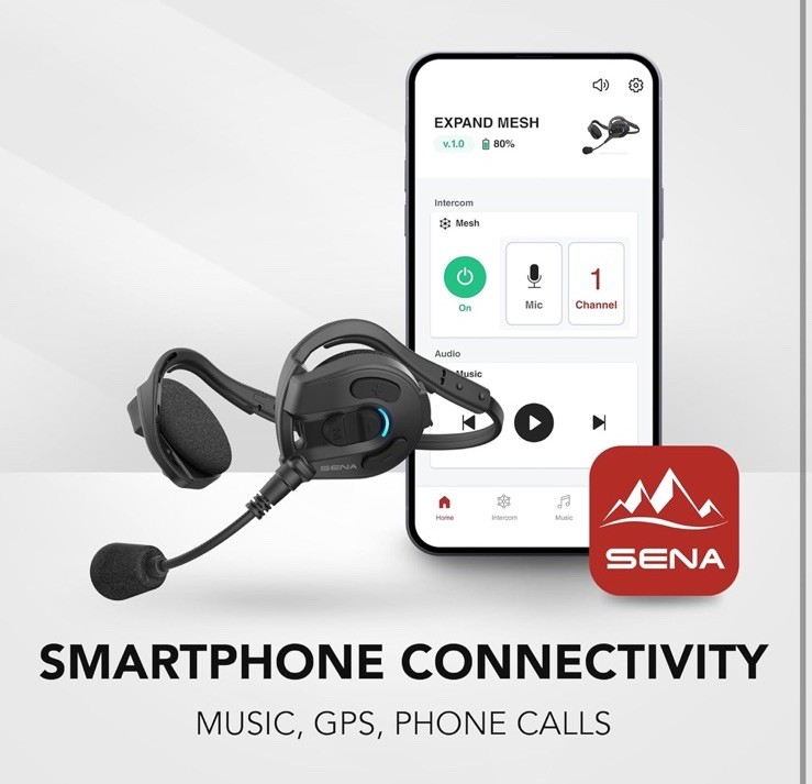 Sena - Expand - Long Range Bluetooth Intercom - EXPAND-02 - 980 Yards