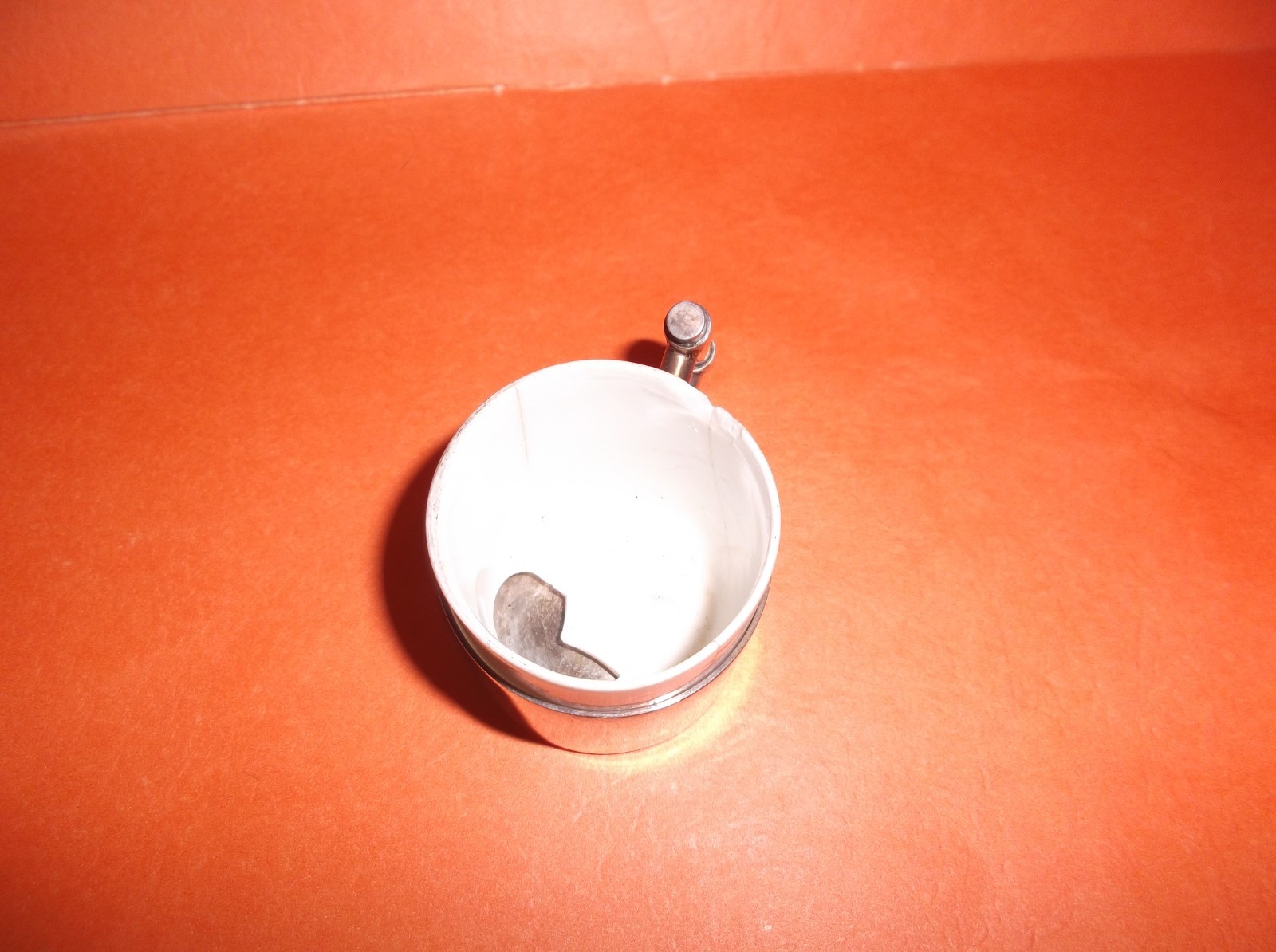 Vintage Silver Demitasse Espresso Cup by Krupp Berndorf, Original Liner