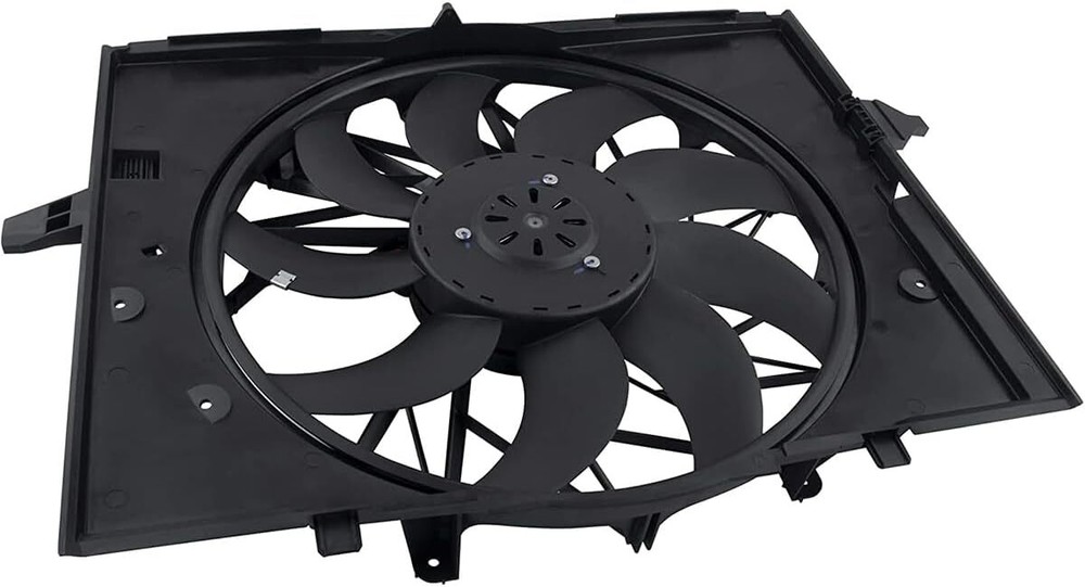 Engine Radiator Cooling Fan Assembly Fit for BMW Models E60 E61 E63 E64 E65