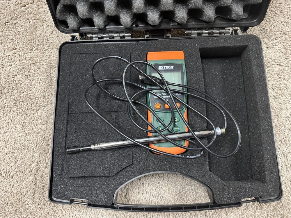 Extech SDL350 Hot Wire Thermo-Anemometer and Datalogger