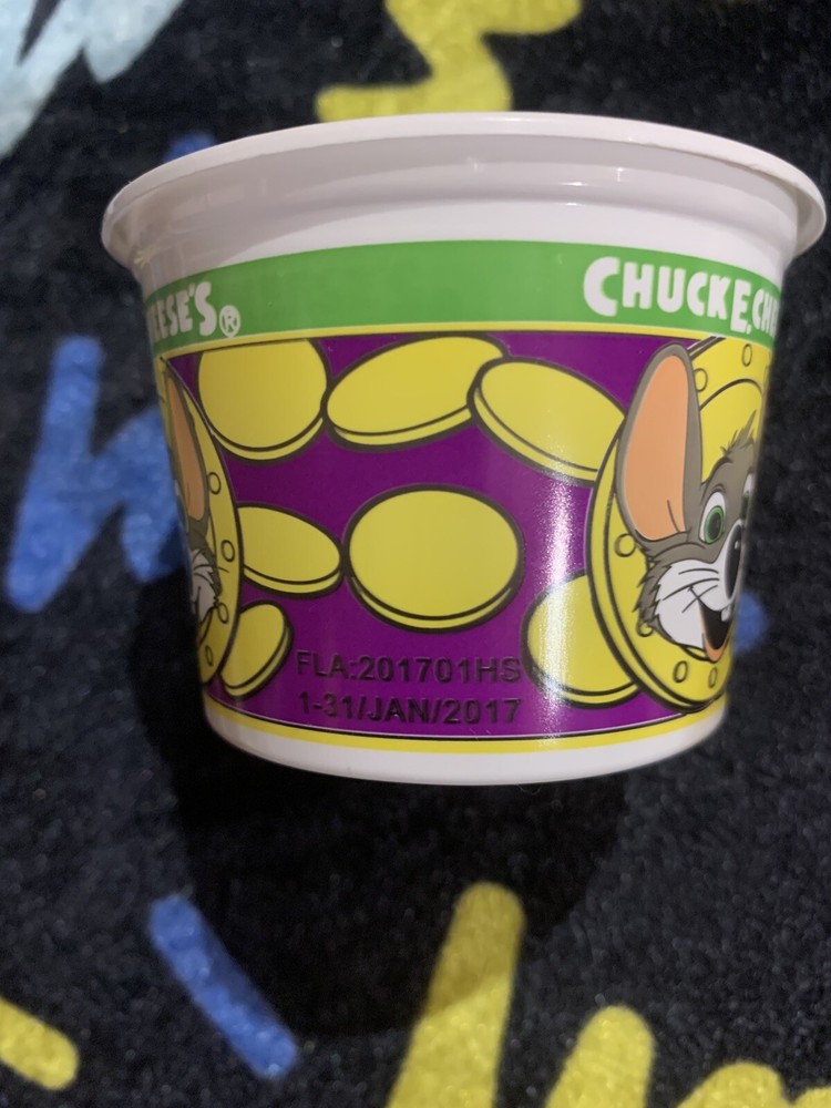 Chuck E Cheese Token Coin Cup Dish From The Year 2017 - NEW
