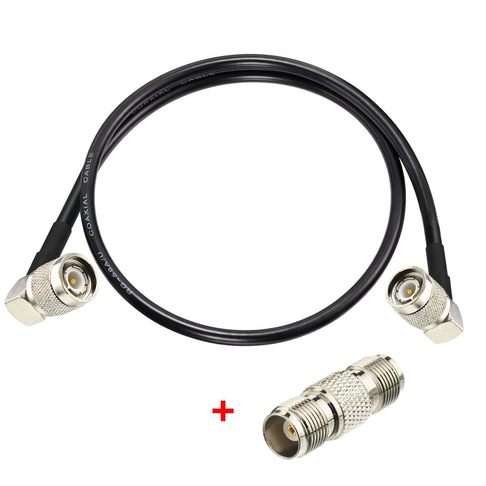 Antenna Relocation Kit PRC-152, MBITR (2ft) Right Angle Connectors & TNC Adapter