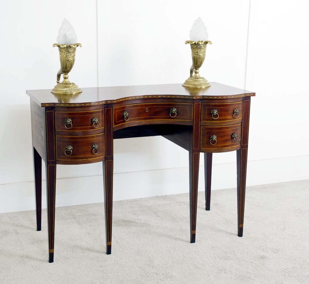 Sheraton Revival Sideboard Mahogany Server 1880