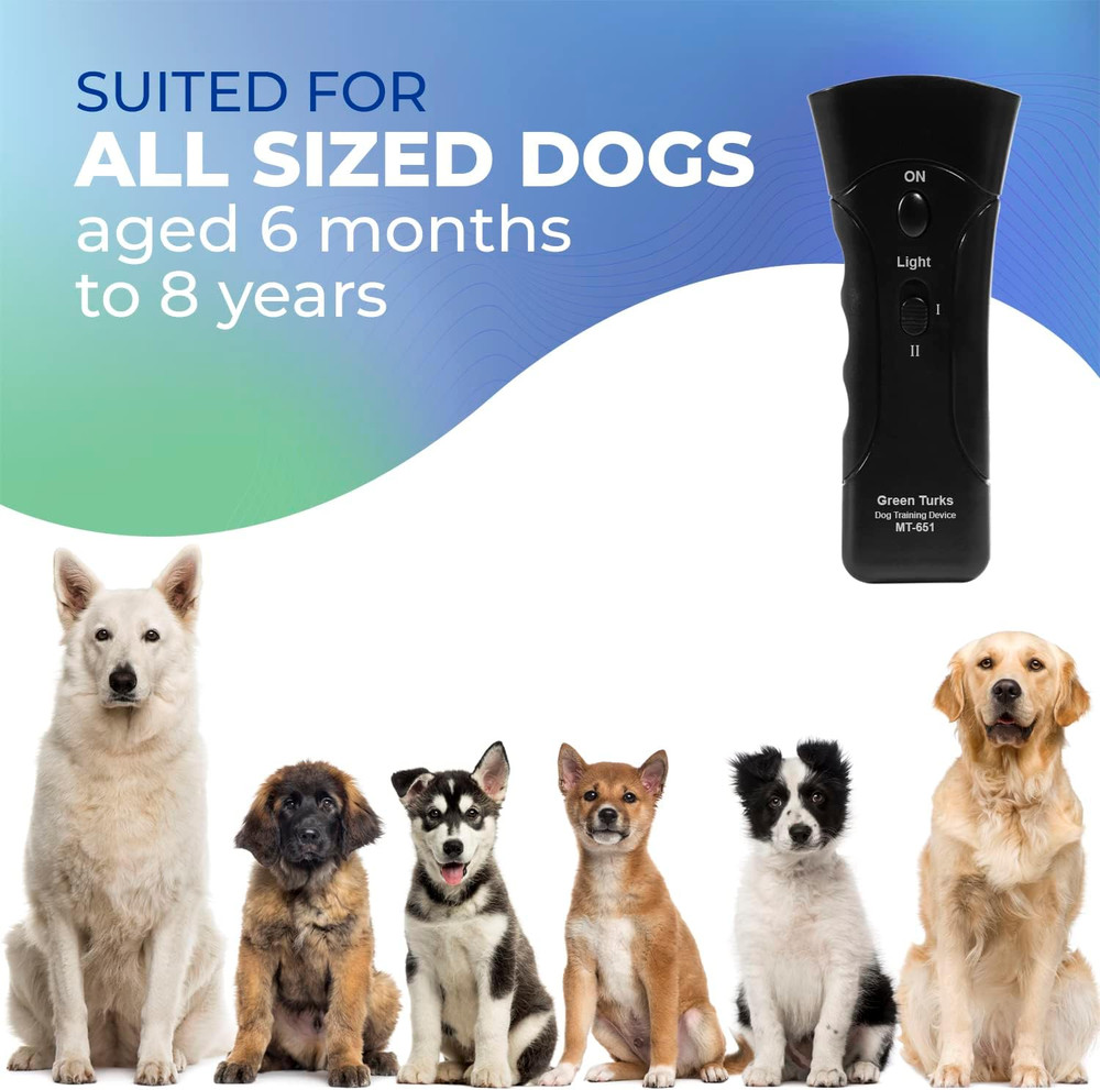 Barking Deterrent Device –Ultrasonic Dog Repeller–Stop Barking & Repel Aggressiv