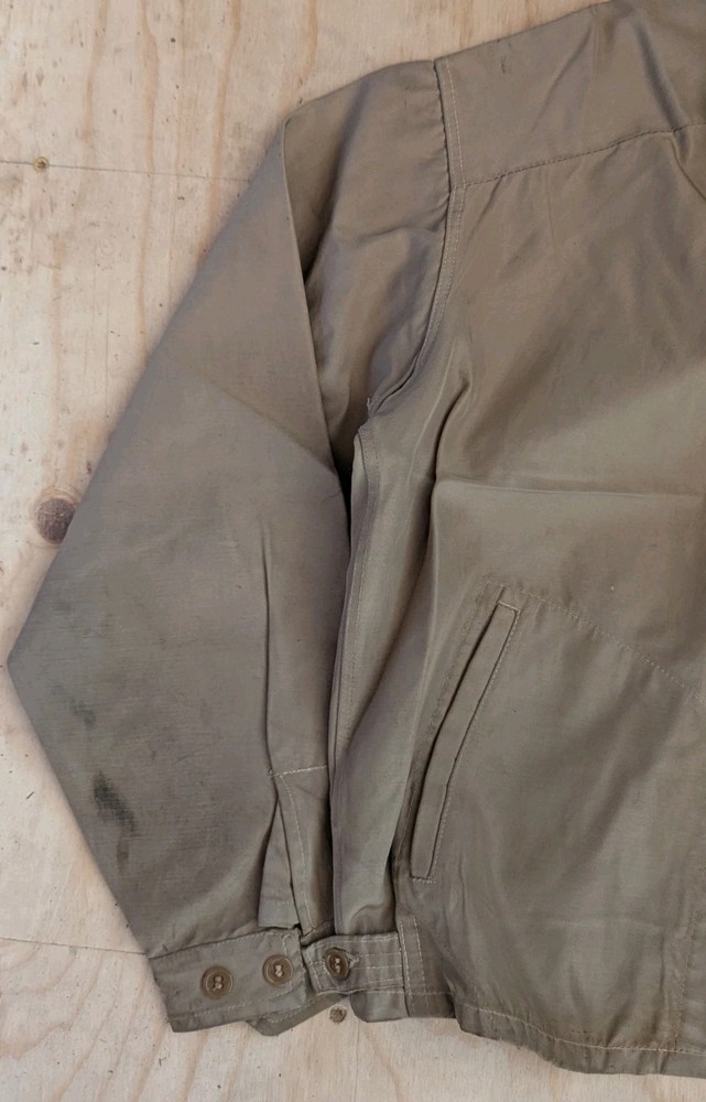 WW2 1940s Tan Combat Jacket W/ 4th Marine Patch