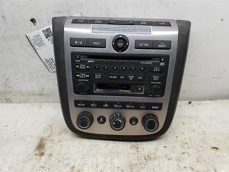 Temperature Control Panel Fits 03-04 MURANO 935064