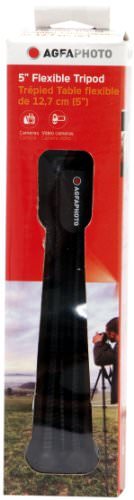 Agfa 5" Flexible Tabletop Tripod - Black **5 Pack**