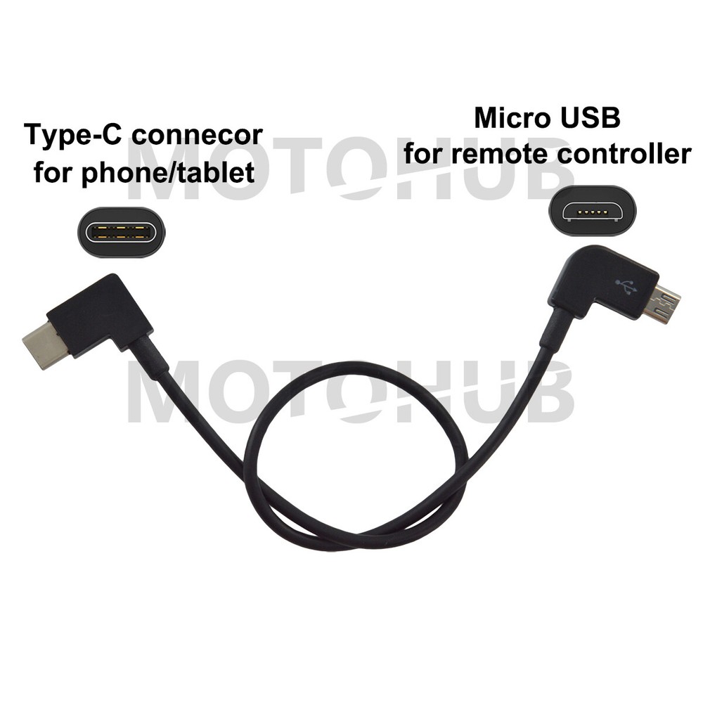 Cable for DJI MAVIC PRO AIR Spark Drone Remote Controller RC Micro USB to Type-C