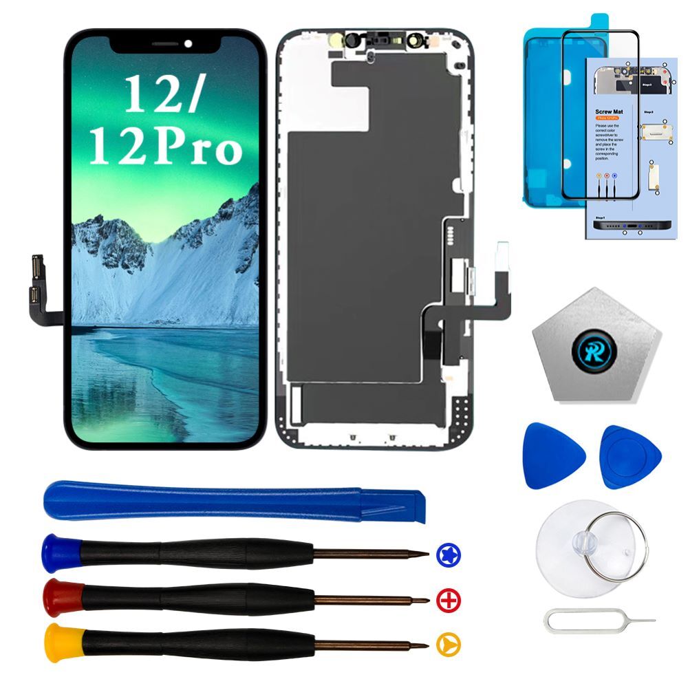 For iPhone 12 / 12 Pro LCD Display Touch Screen Replacement Digitizer Assembly