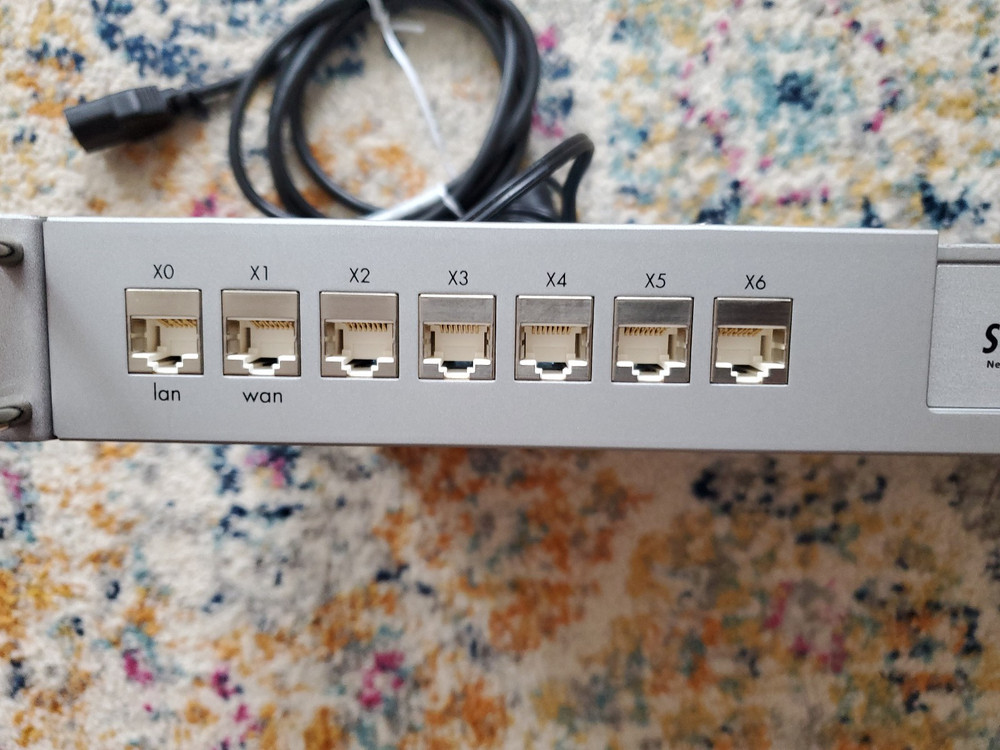 Sonicwall TZ 215 Network Security Appliance Firewall with Rack Mount.